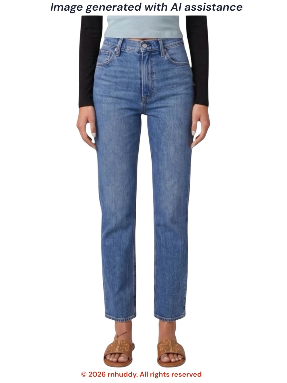 Abercrombie & Fitch size 2/26w Long ultra high rise the ankle straight Jean